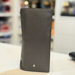 Brown Montblanc Leather bifold Wallet